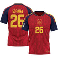 Spain 2026 Soccer Champions Vapor Jersey V2- Printed