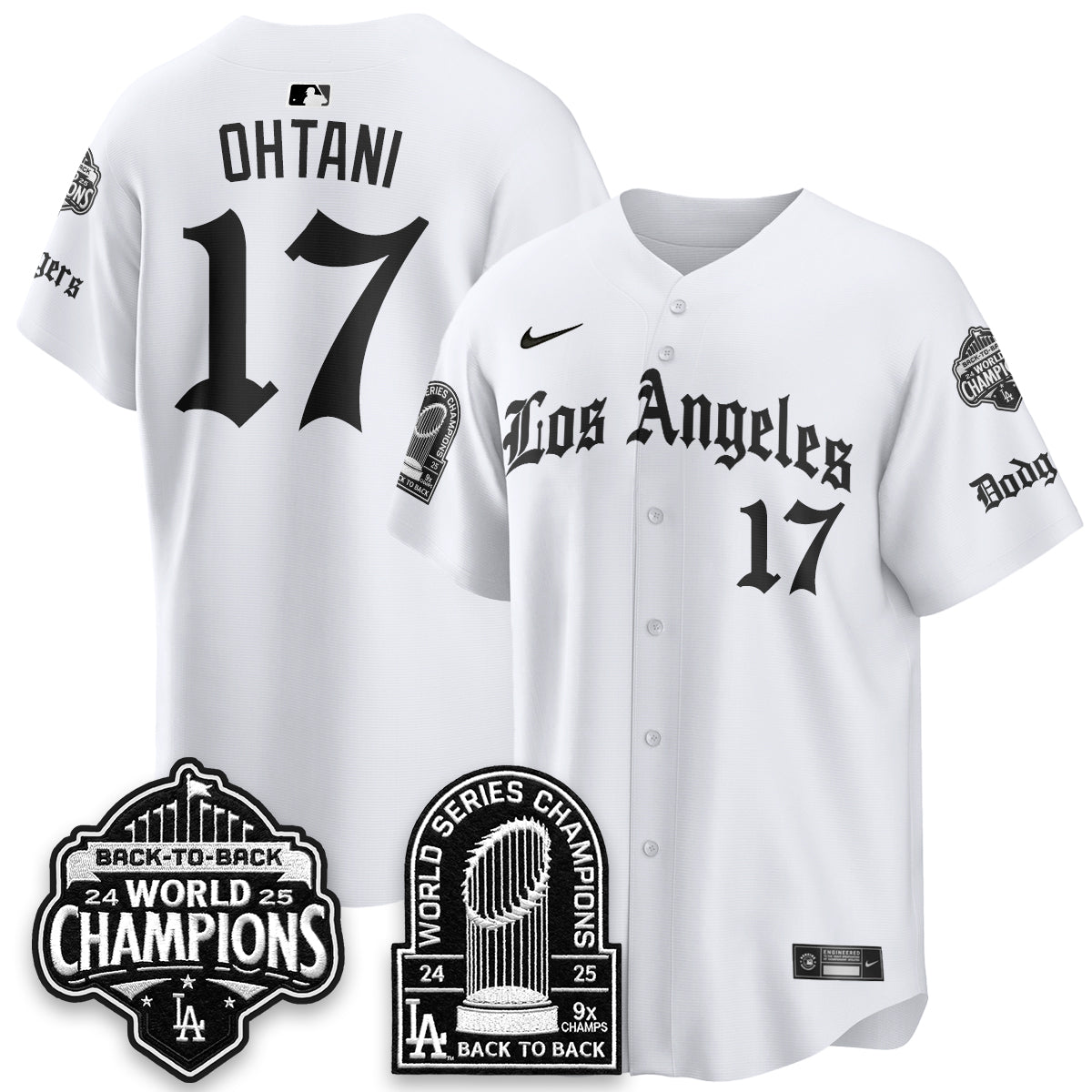 LAD WS Champions Back 2 Back Patch Vapor Premier Limited Gothic Edition Jersey - Stitched