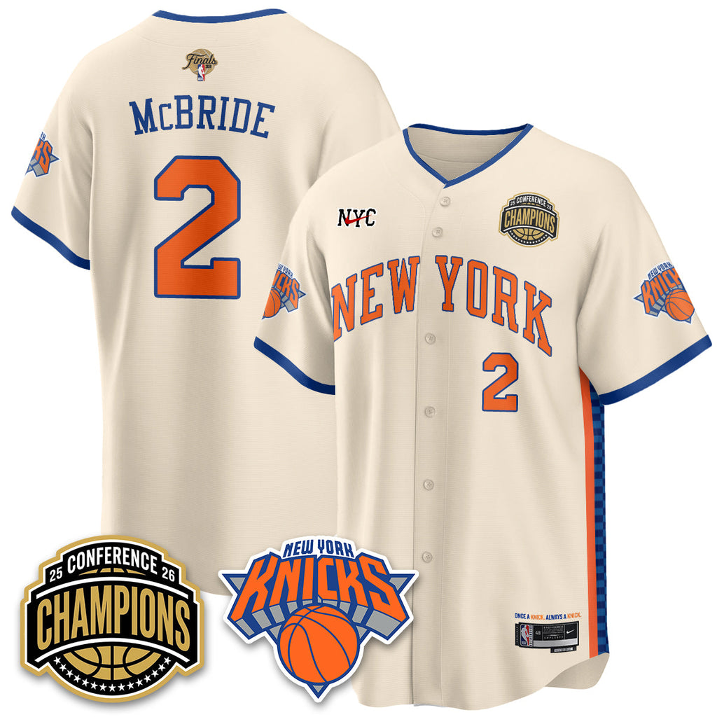 NYK 2026 Basketball  Finals Vapor City Edition Jersey V2- Stitched