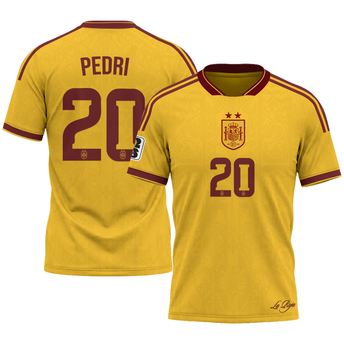 Spain 2026 Soccer Champions Vapor Jersey V2- Printed