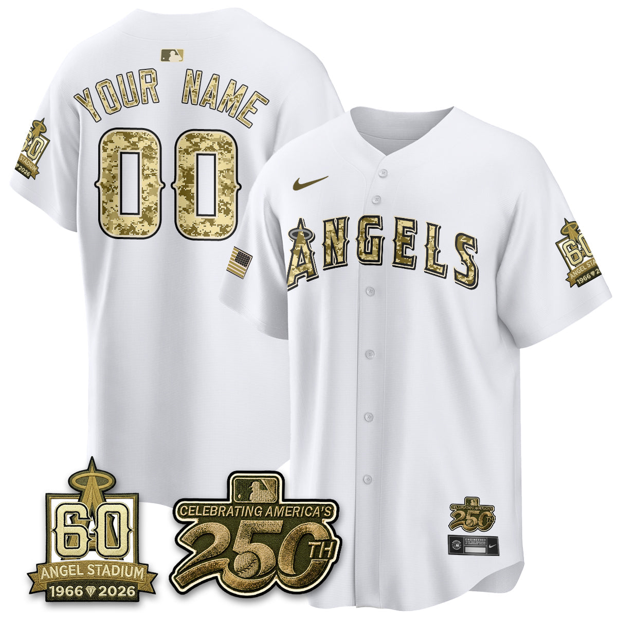LAA Salute to Service 2026 Vapor Limited Custom Jersey - Stitched