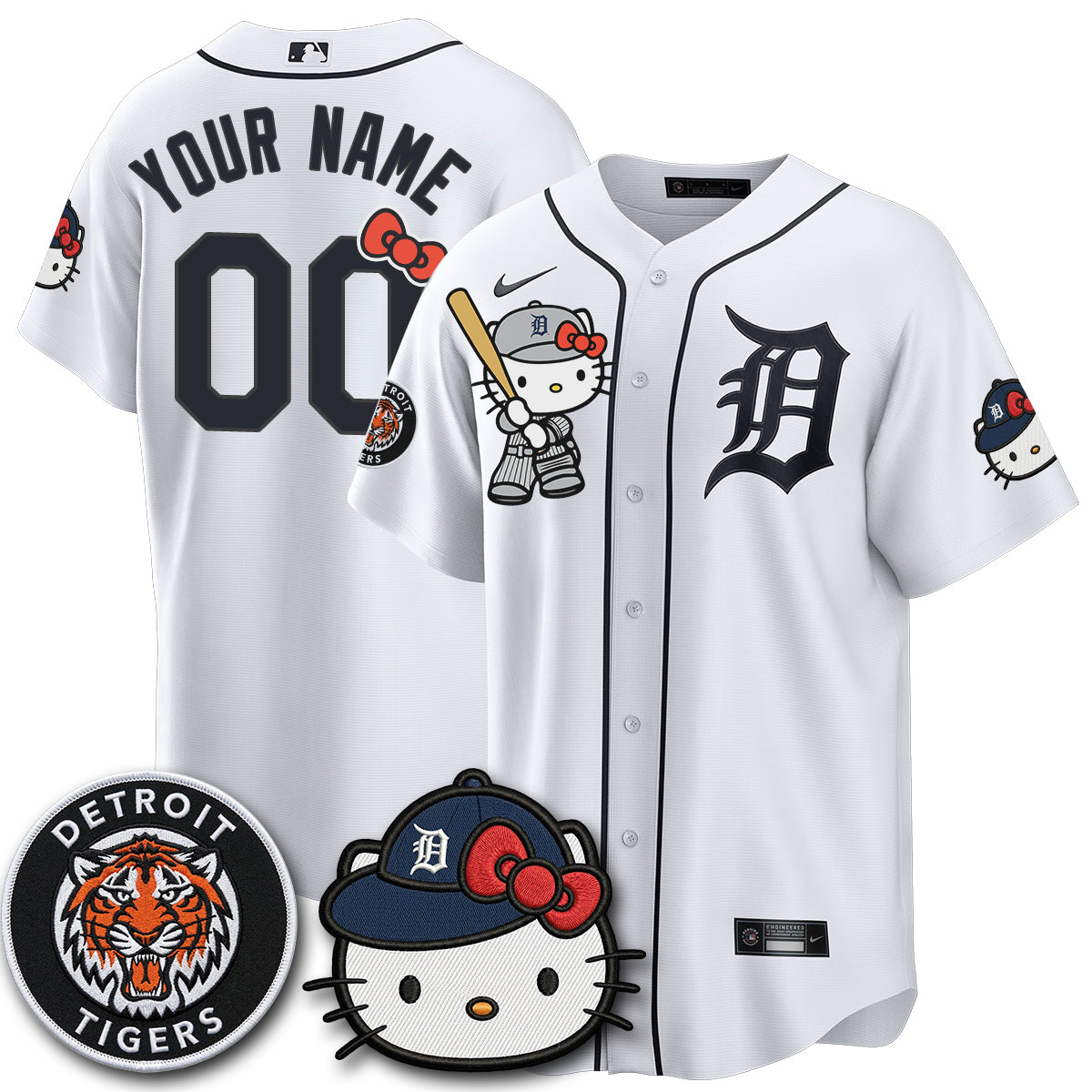 DET x Meow KT Edition Vapor Limited Custom Jersey - Stitched