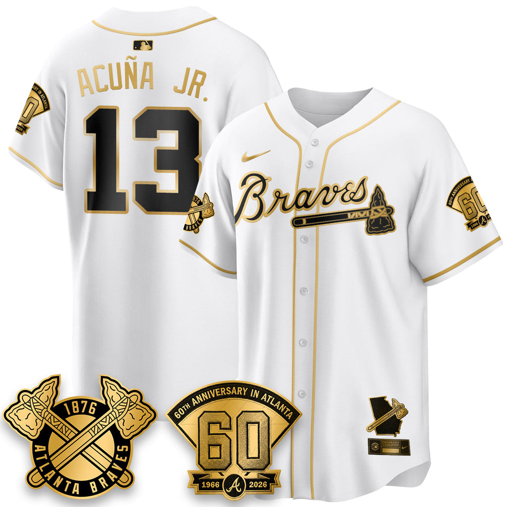 ATL 60th Anniversary Special Edition Vapor Limited Jersey - Stitched
