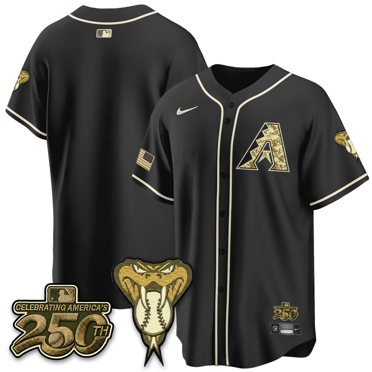 ARI Salute to Service 2026 Vapor Premier Limited Jersey - Stitched