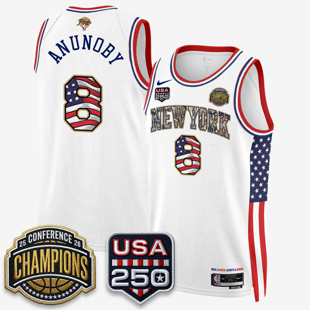 NYK 2026 Basketball  Eastern Conference Champions x Fourth of July Vapor Jersey - Stitched