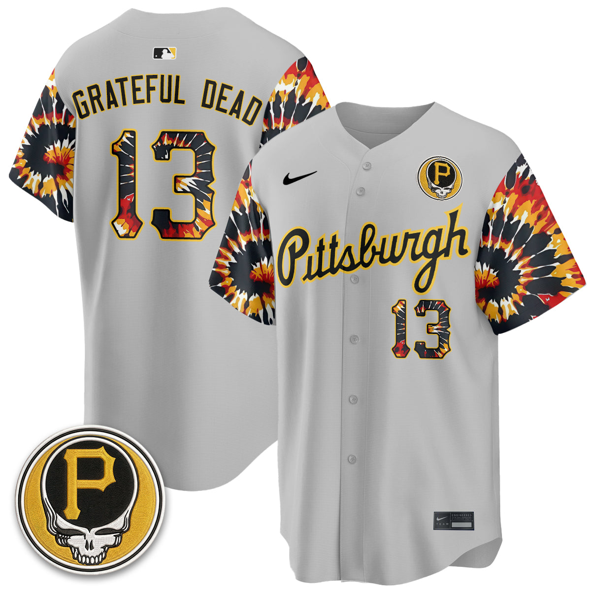 PIT x Grateful Dead Vapor Limited Jersey - Stitched