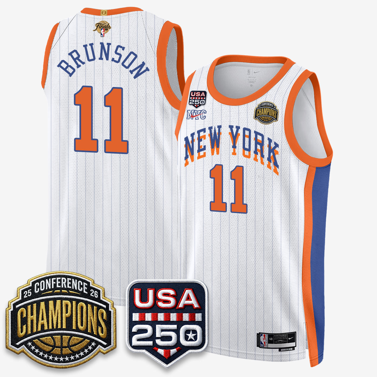 NYK 2026 Basketball  Eastern Conference Champions City Edition Jersey V2- Stitched