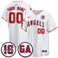 LAA Garret Anderson Tribute Patch Vapor Premier Limited Custom Jersey - Stitched