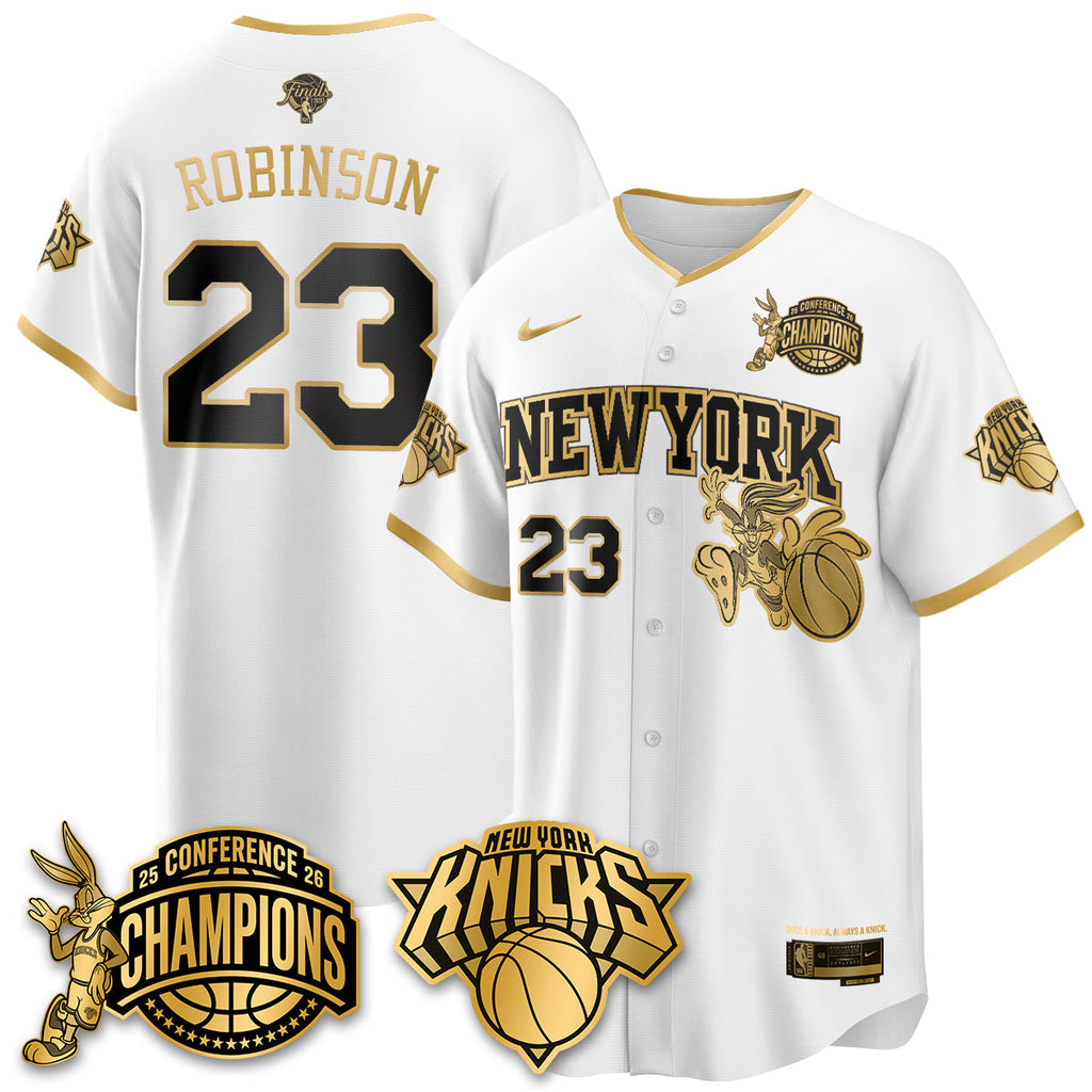 NYK 2026 Basketball  Finals x Bunny Vapor Jersey V2- Stitched