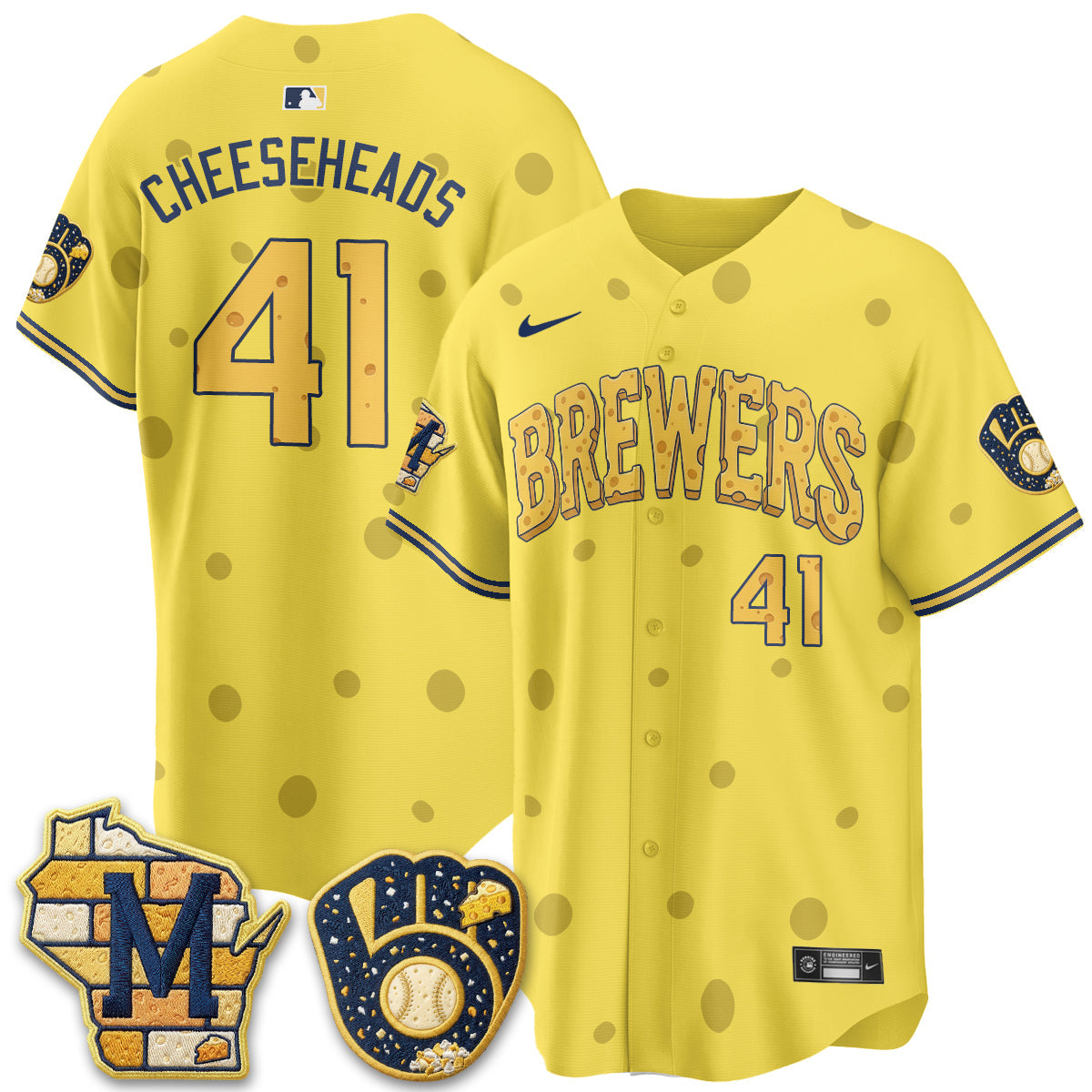 MIL Cheesehead Edition Vapor Limited Jersey - Stitched