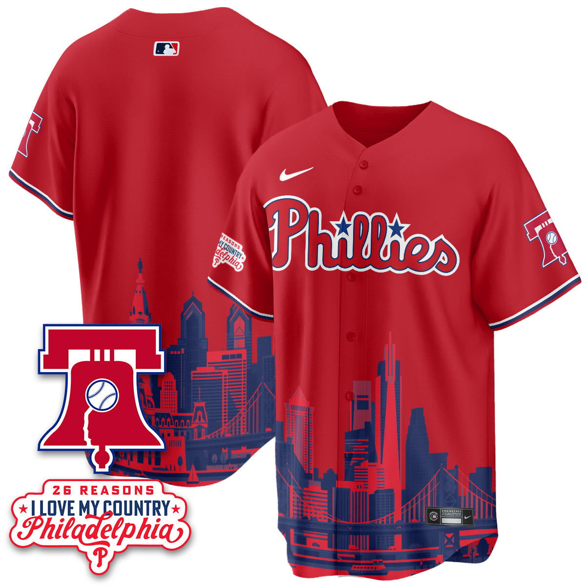 PHI "26 Reasons I Love My Country" Edition Vapor Jersey - Stitched