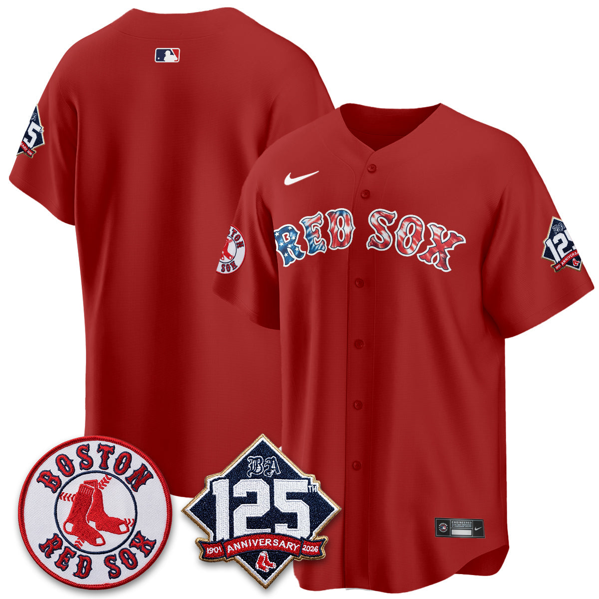 BOS Americana 2026 Vapor Limited Jersey - Stitched
