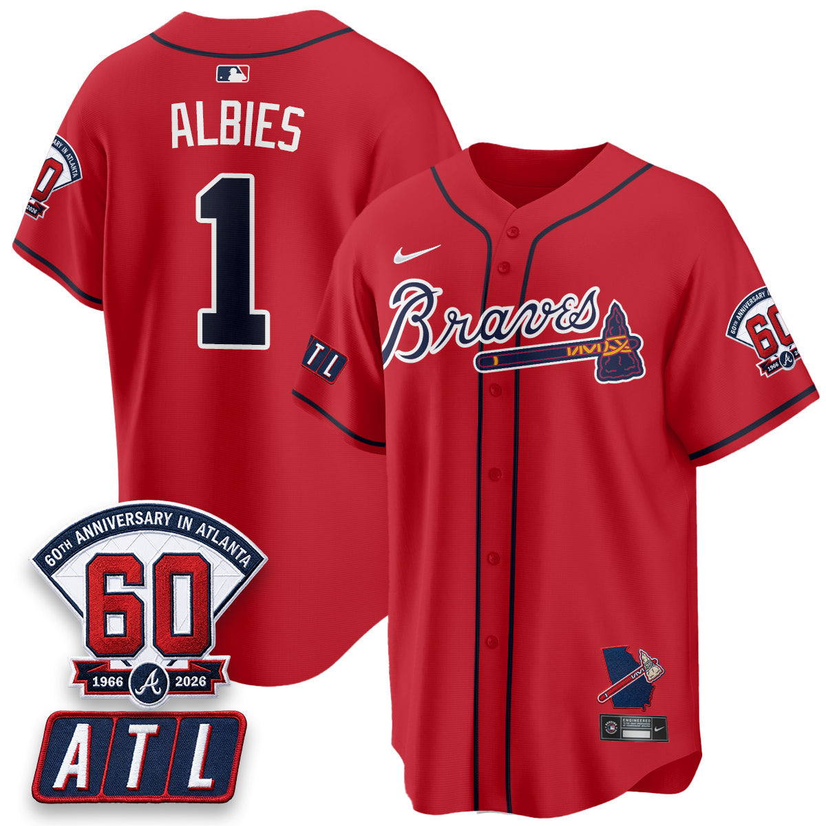 ATL 2026 60th Anniversary Vapor Limited Jersey - Stitched