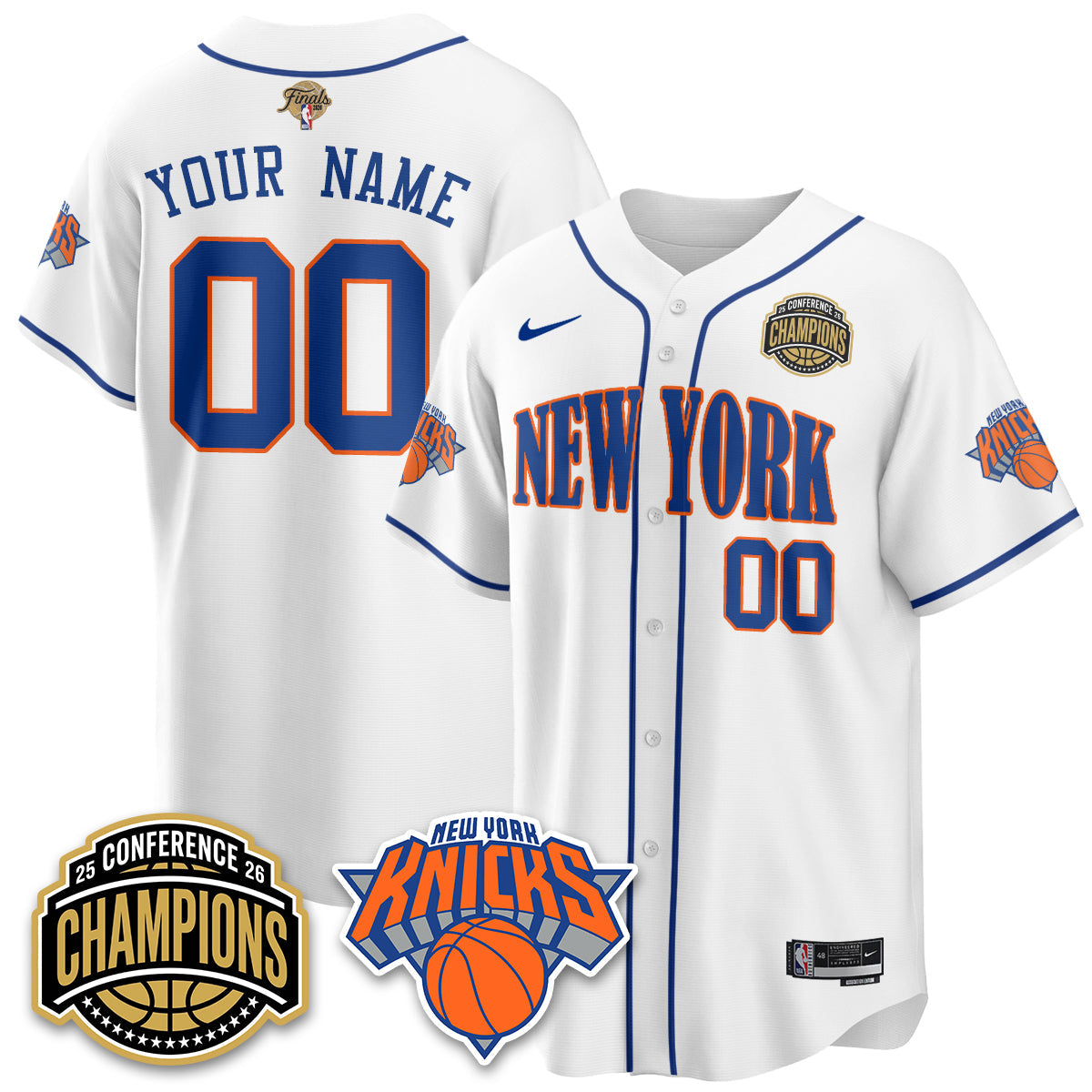 NYK 2026 Basketball  Finals Vapor City Edition Custom Jersey V2- Stitched