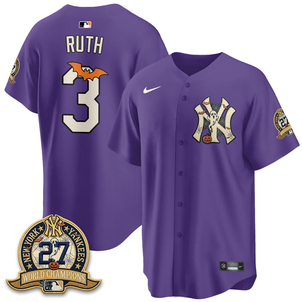 NYY Halloween 2026 Vapor Limited Jersey - Stitched