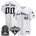 LAD World Series Champions B2B Patch Vapor Premier Limited Gothic Edition Custom  Jersey - Stitched