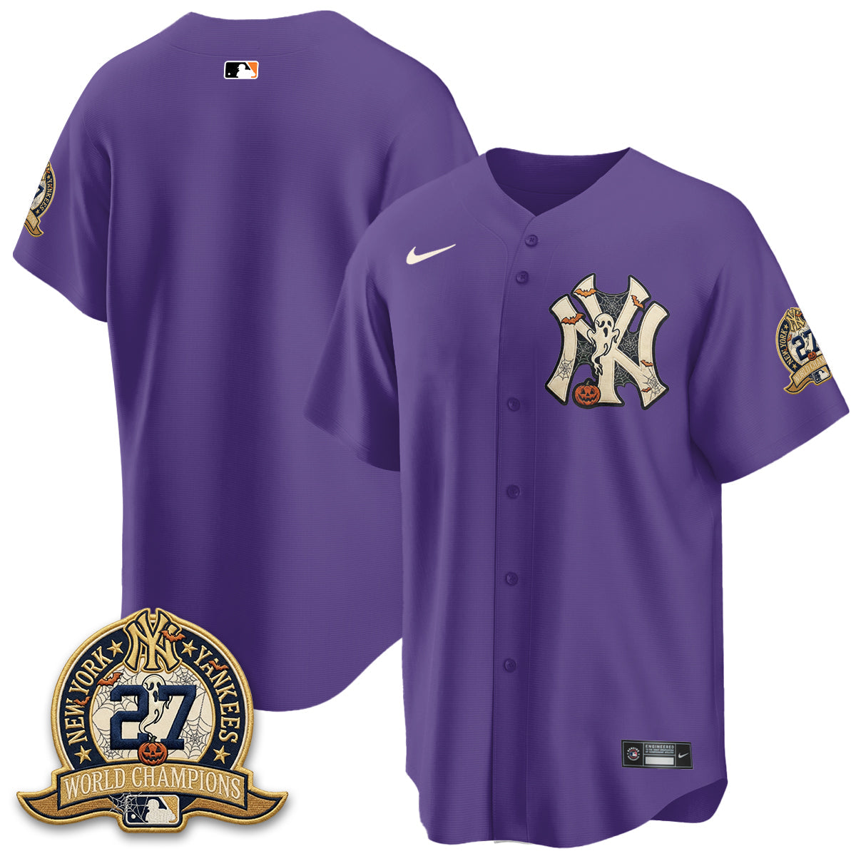 NYY Halloween 2026 Vapor Limited Jersey - Stitched