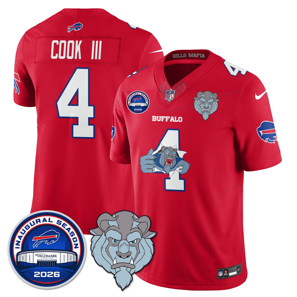 BUF x Hairy Blue Beast Edition Vapor Jersey - Stitched
