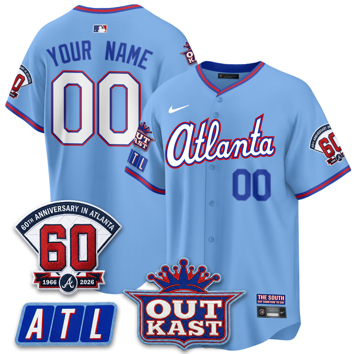 ATL 2026 City Connect Vapor Limited Custom Jersey - Stitched V3