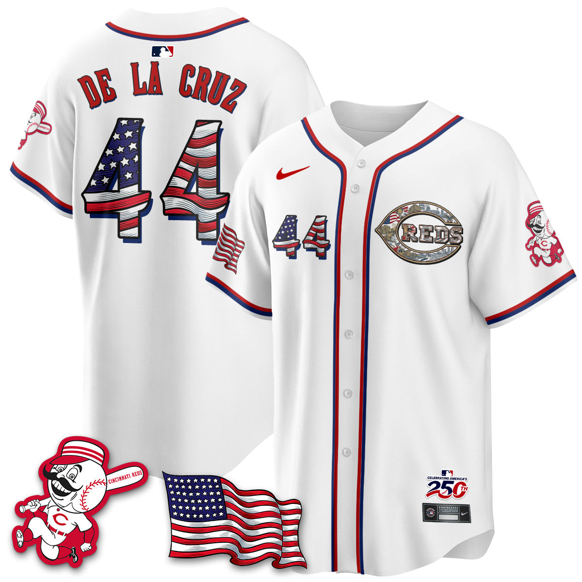 CIN 2026 Independence Day USA Vapor Limited Jersey - Stitched