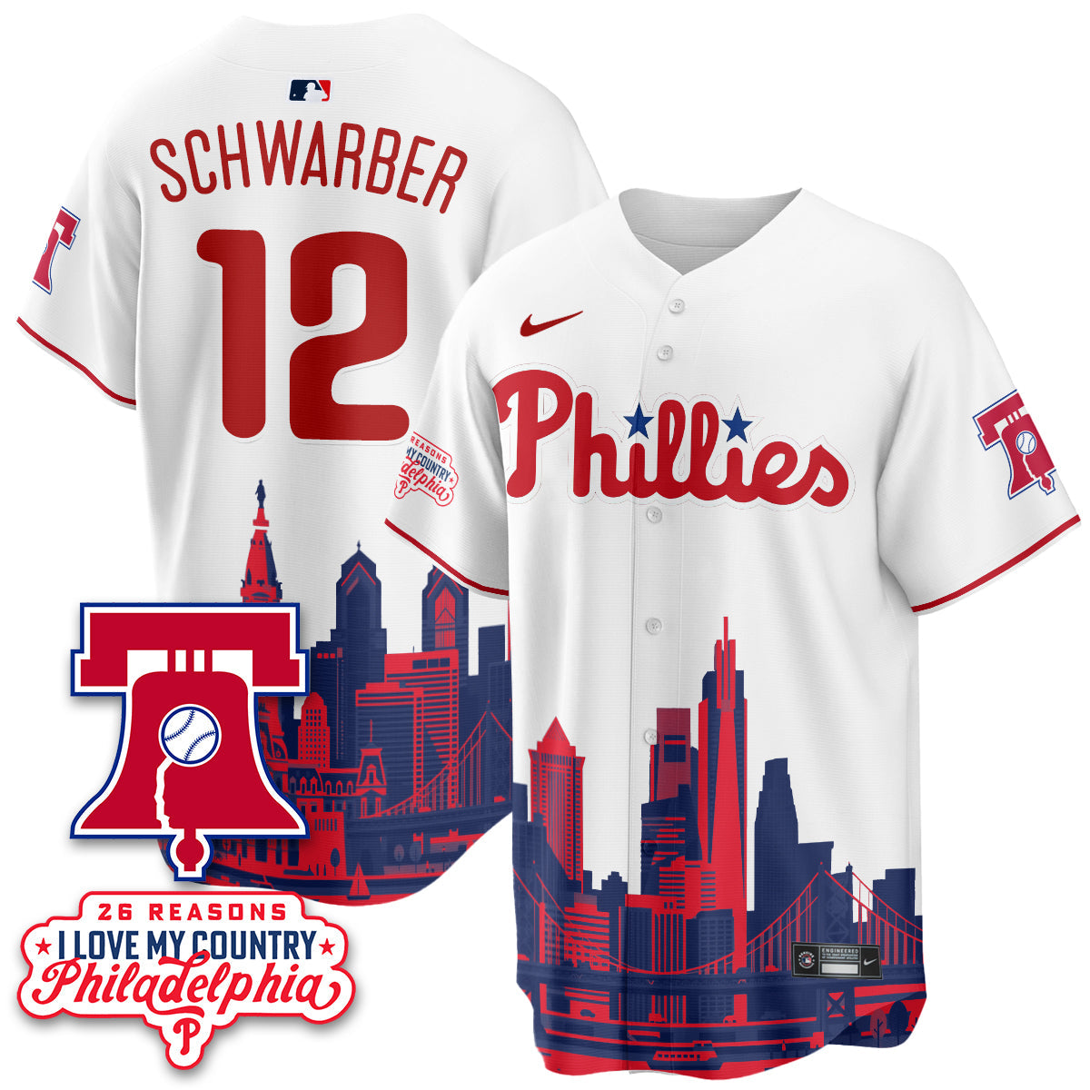 PHI "26 Reasons I Love My Country" Edition Vapor Jersey - Stitched