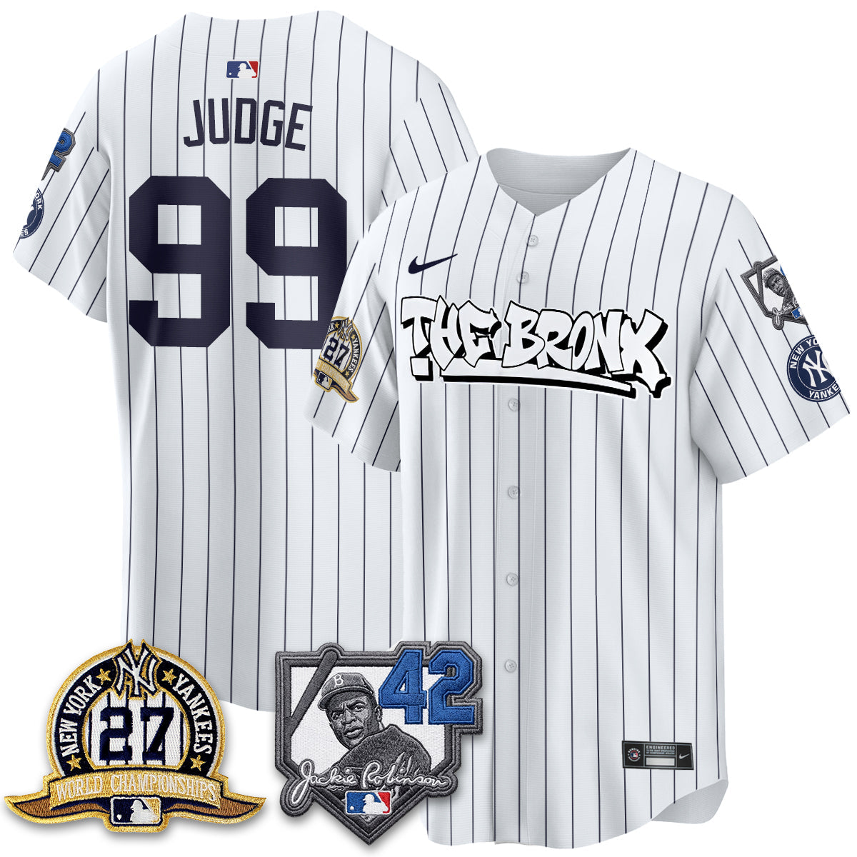 NYY The Bronx 2026 Jackie Robinson Day Vapor Limited Jersey - Stitched