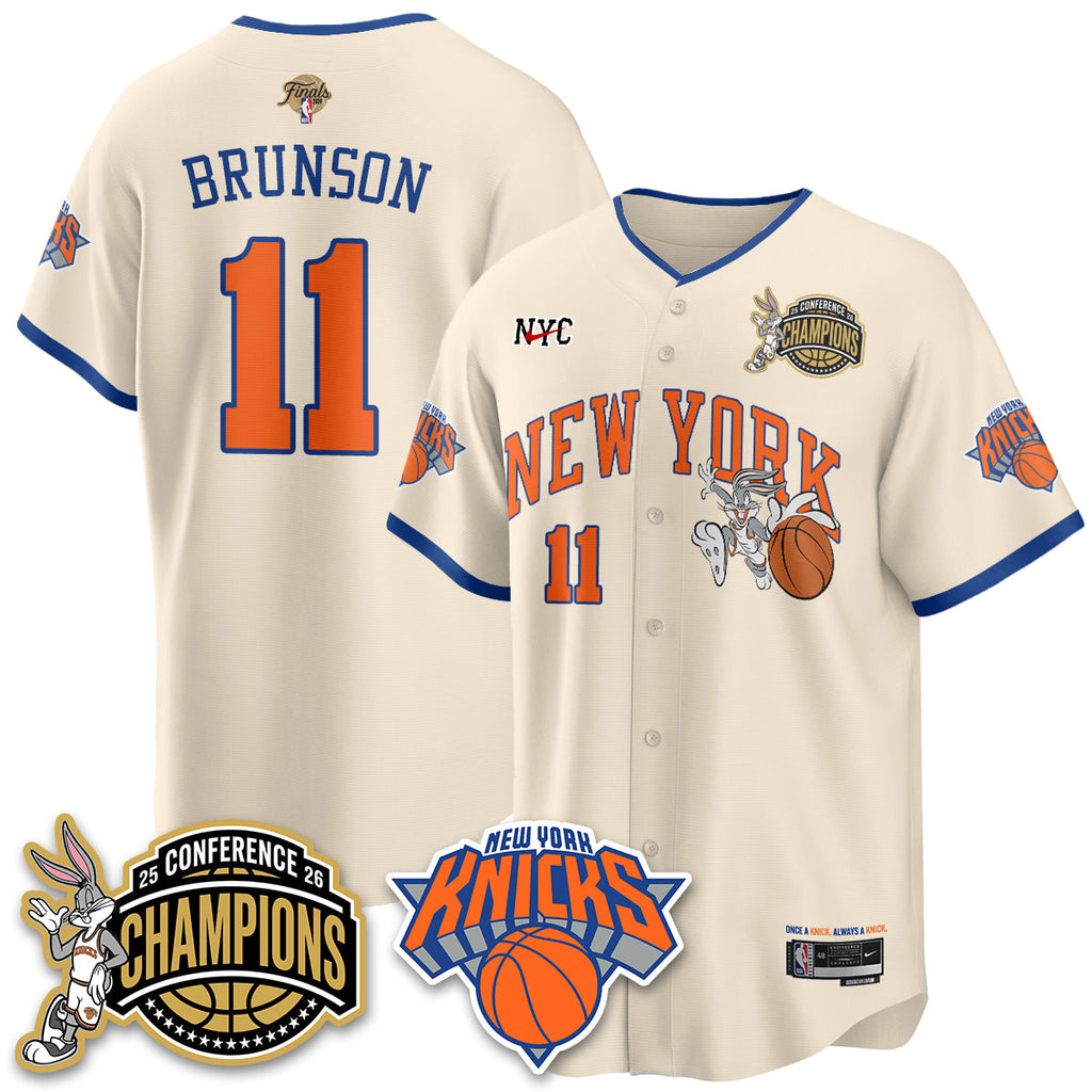 NYK 2026 Basketball  Finals x Bunny Vapor Jersey V2- Stitched