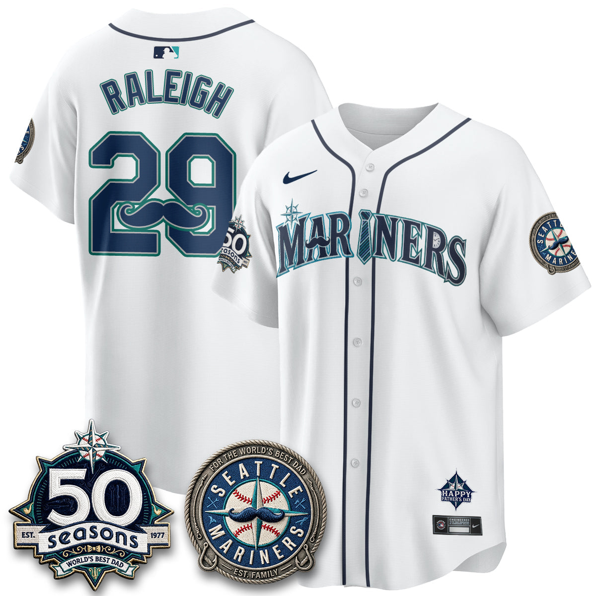 SEA Happy Father's Day Vapor Jersey - Stitched