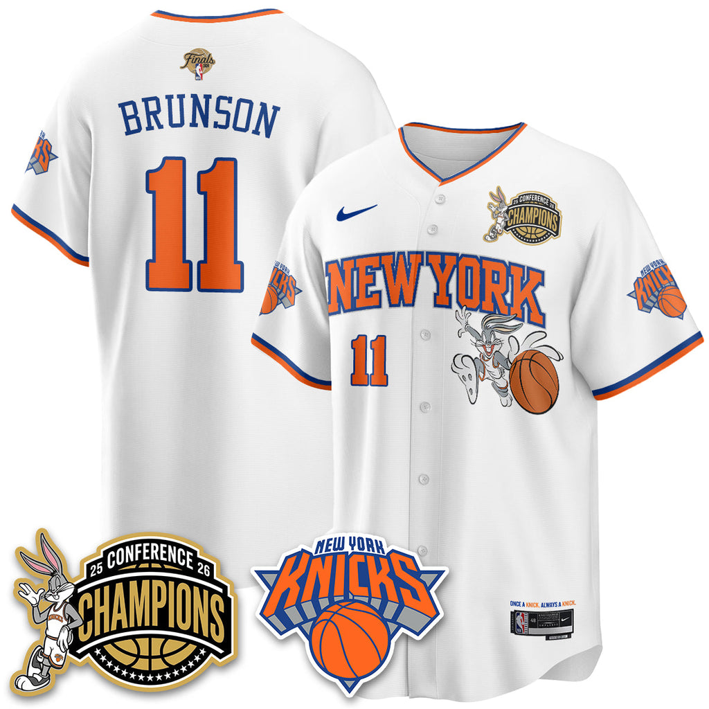 NYK 2026 Basketball  Finals x Bunny Vapor Jersey V2- Stitched
