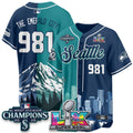 Seattle City Mariners x Seahawks Edition Vapor Jersey - Printed