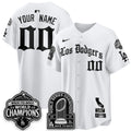 LAD World Series Champions Vapor Premier Limited Gothic Edition Custom Jersey - Stitched