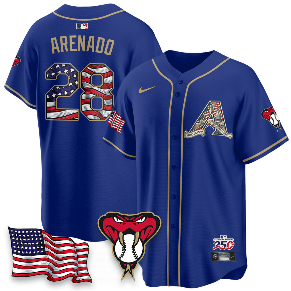 ARI 2026 Independence Day USA Vapor Limited Jersey - Stitched