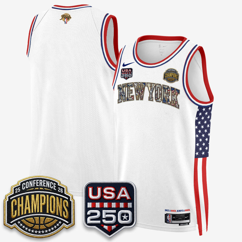 NYK 2026 Basketball  Eastern Conference Champions x Fourth of July Vapor Jersey - Stitched