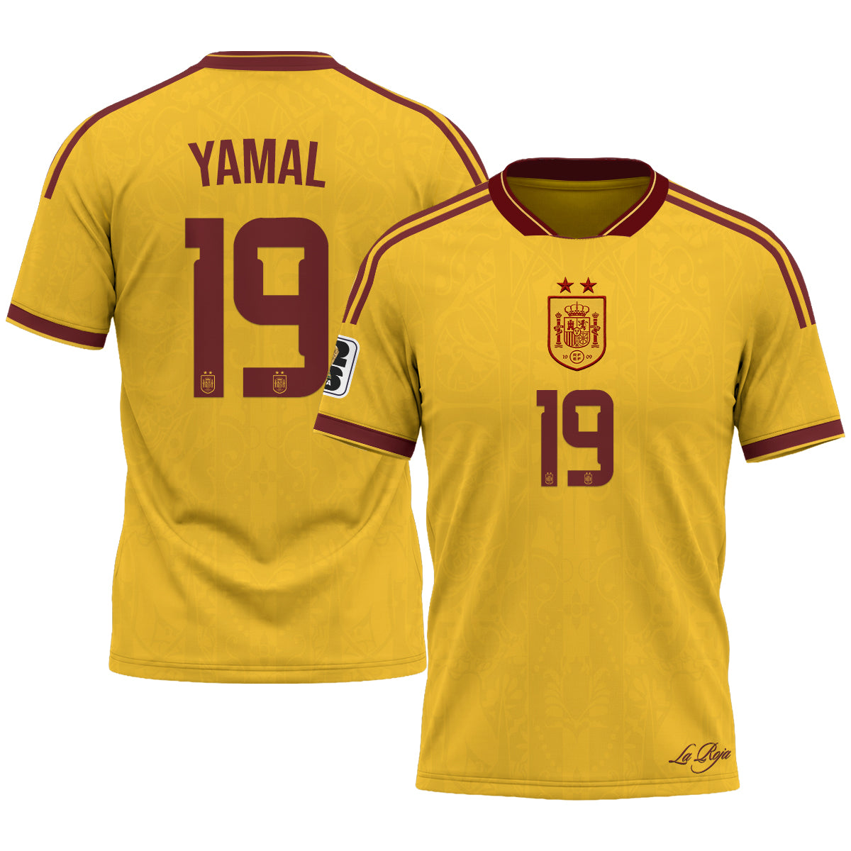 Spain 2026 Soccer Champions Vapor Jersey V2- Printed