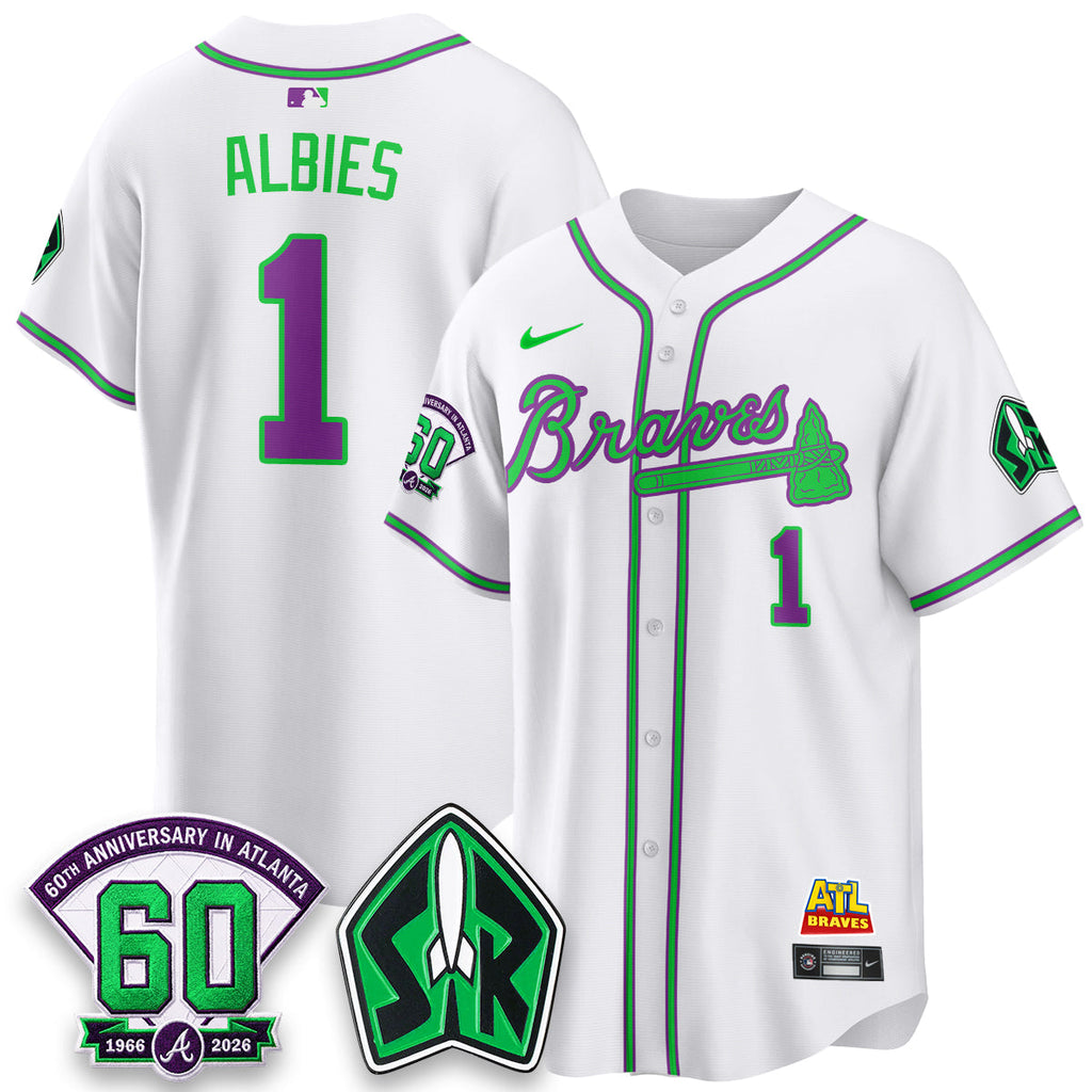 ATL 60th Anniversary Space Ranger Edition Vapor Limited Jersey - Stitched