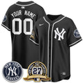 NYY 2026 Black Out Style Vapor Limited Custom Jersey - Stitched