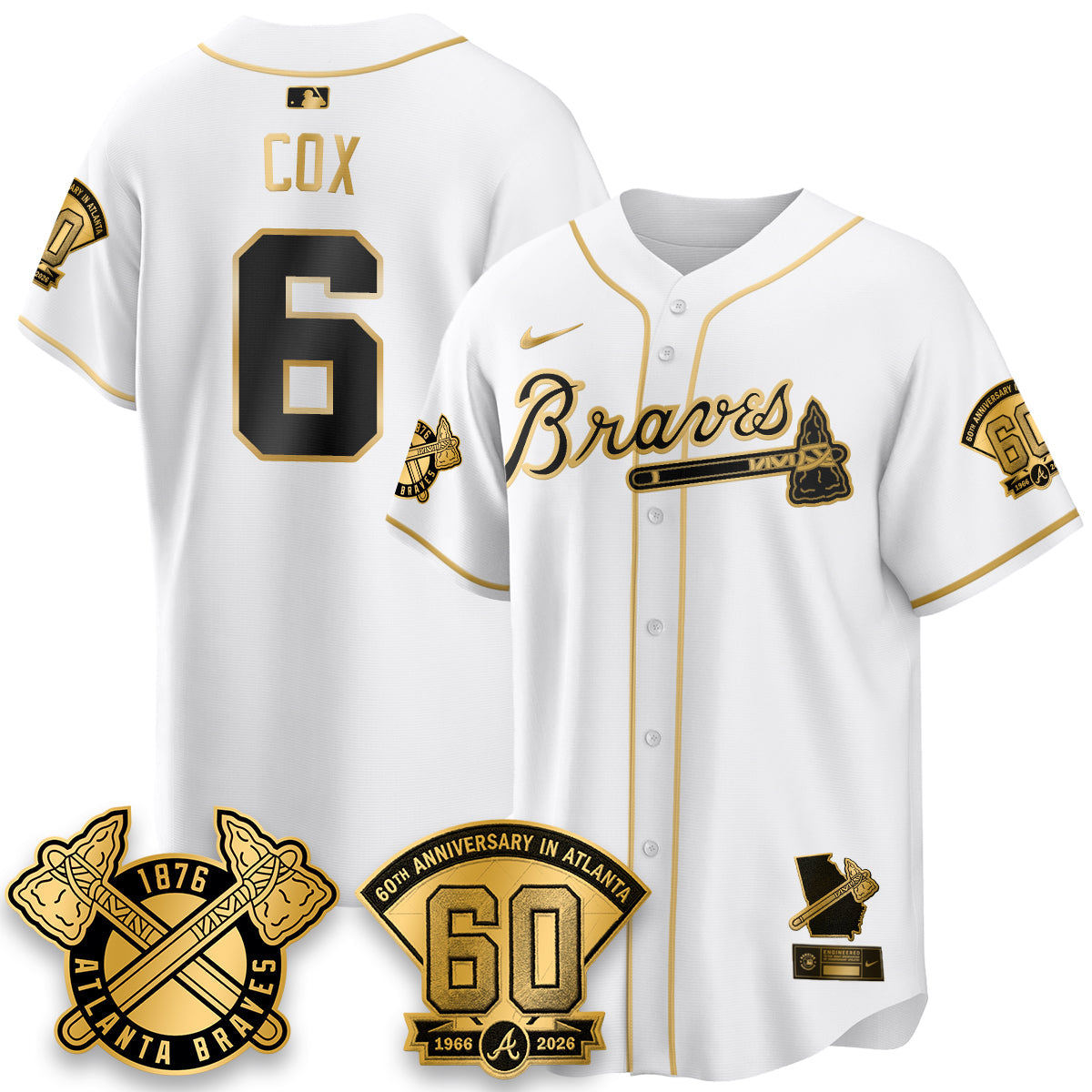 ATL 60th Anniversary Special Edition Vapor Limited Jersey - Stitched