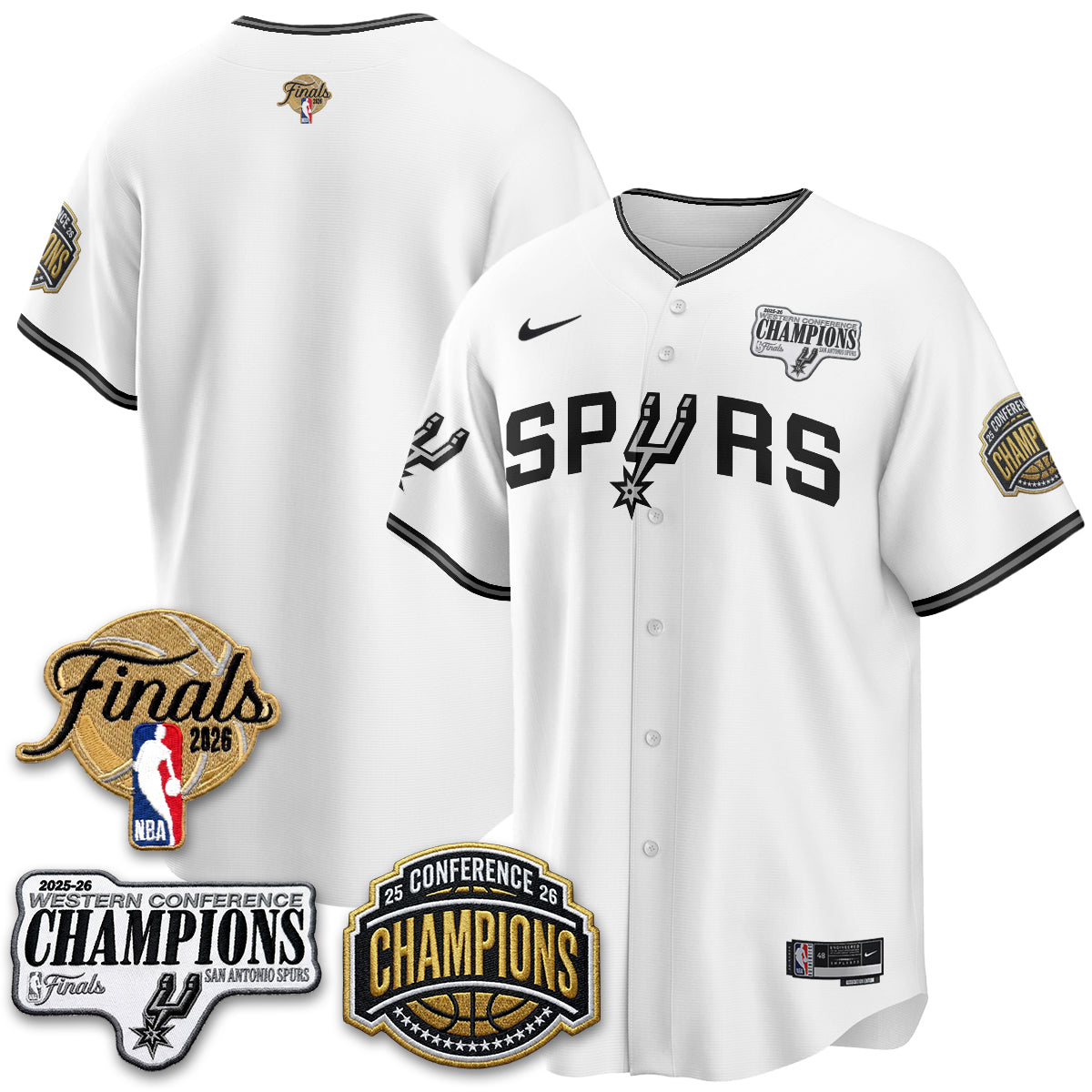 SAS 2026 Basketball Finals Vapor Jersey - Stitched