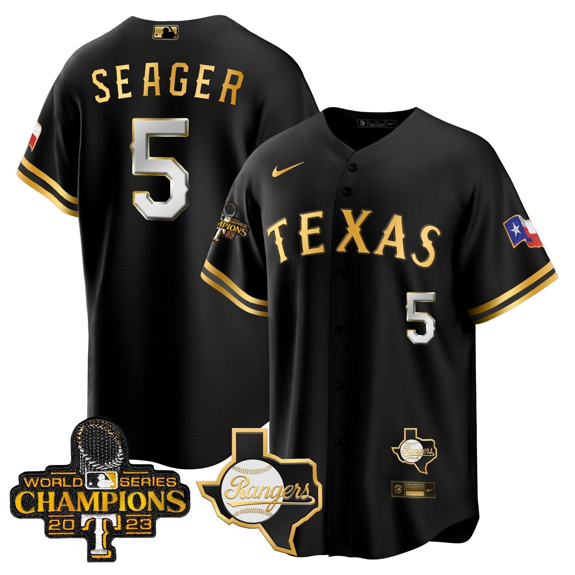 TR 2023 World Series Champions Cool Base Jersey V2 - Stitched