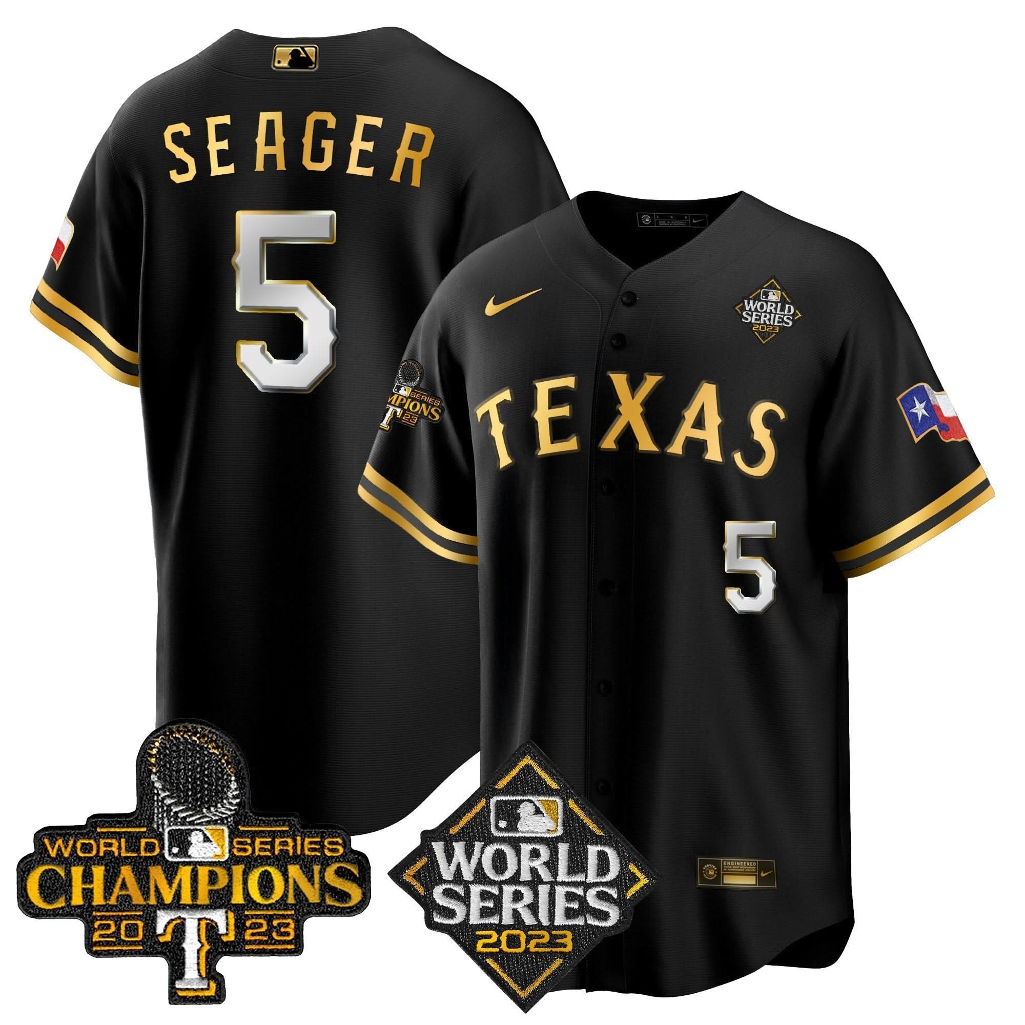 TR 2023 World Series Champions Cool Base Jersey V4 - Stitched
