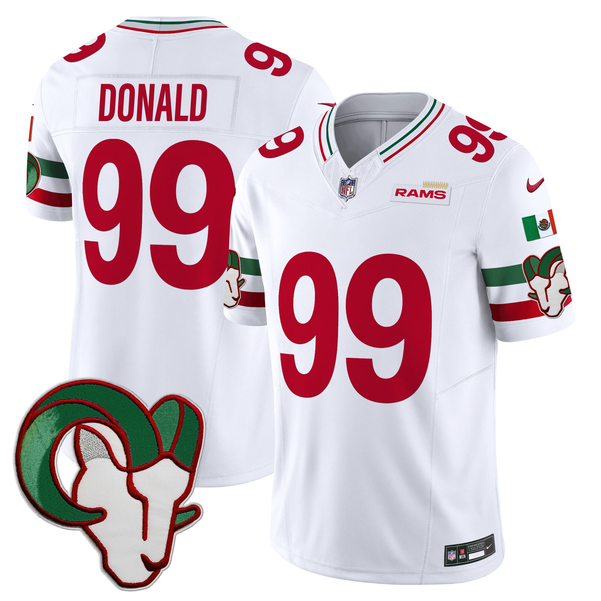 LAR Mexico Vapor Limited Jersey - Stitched