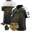 MW 2023 National Champions Patch Gold Vapor Custom Jersey V3