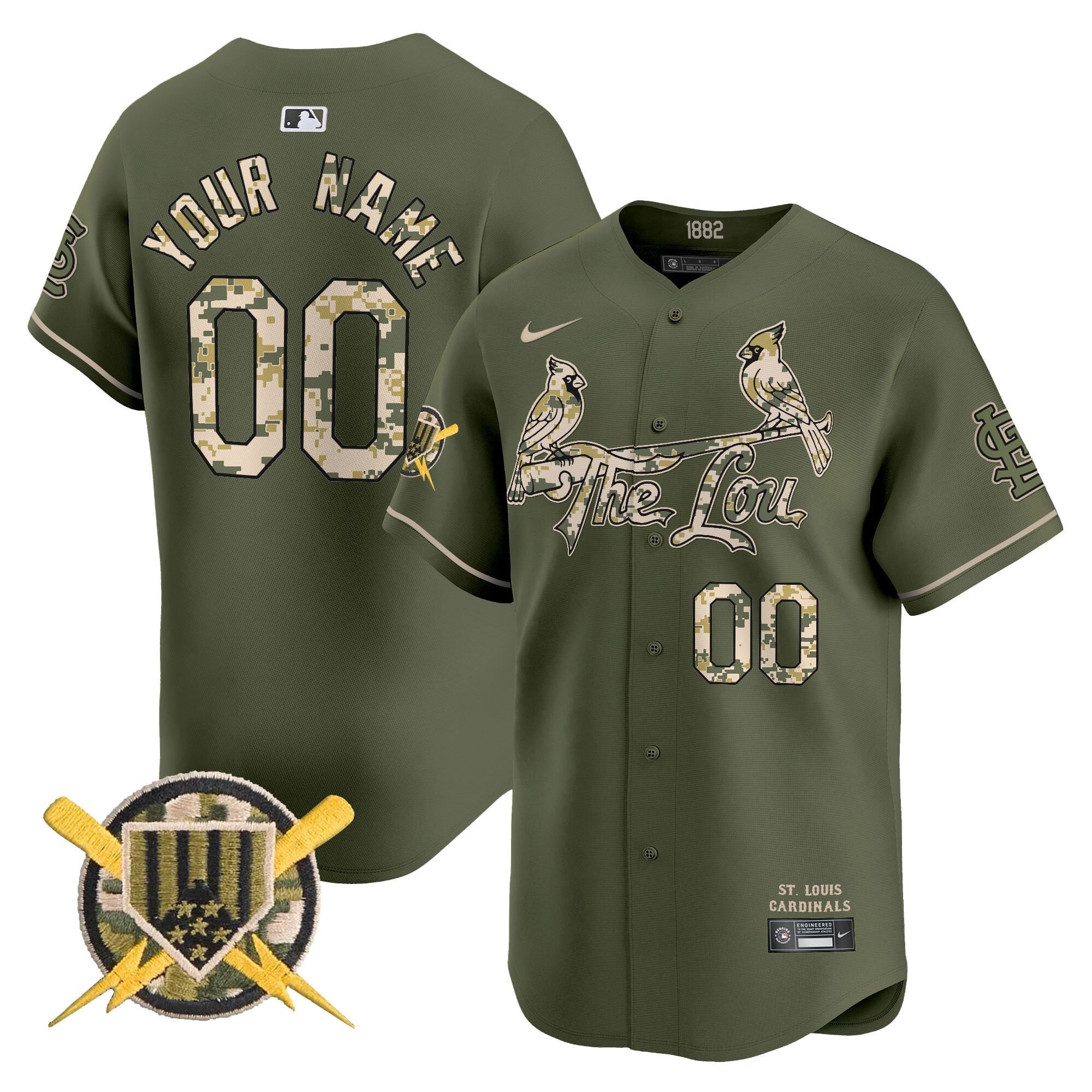 STL Armed Forces Day Vapor Premier Limited Custom Jersey - Stitched