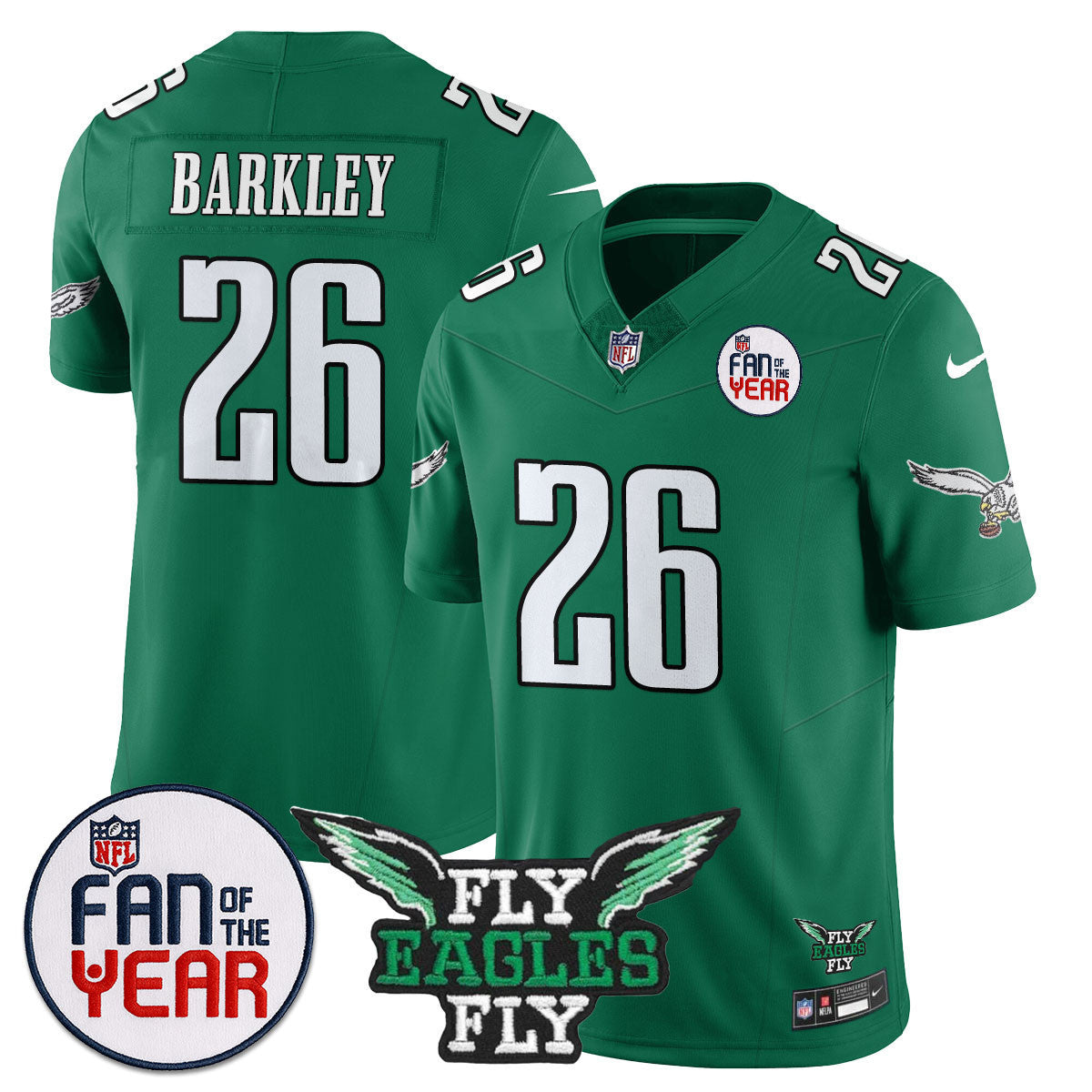 Men's Philadelphia Eagles "Fan Of The Year" Jersey - All Stitched