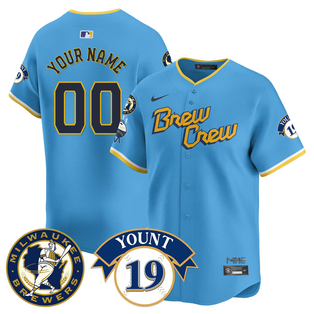 MB 2025 Limited Jersey - Robin Yount Patch - Stitched