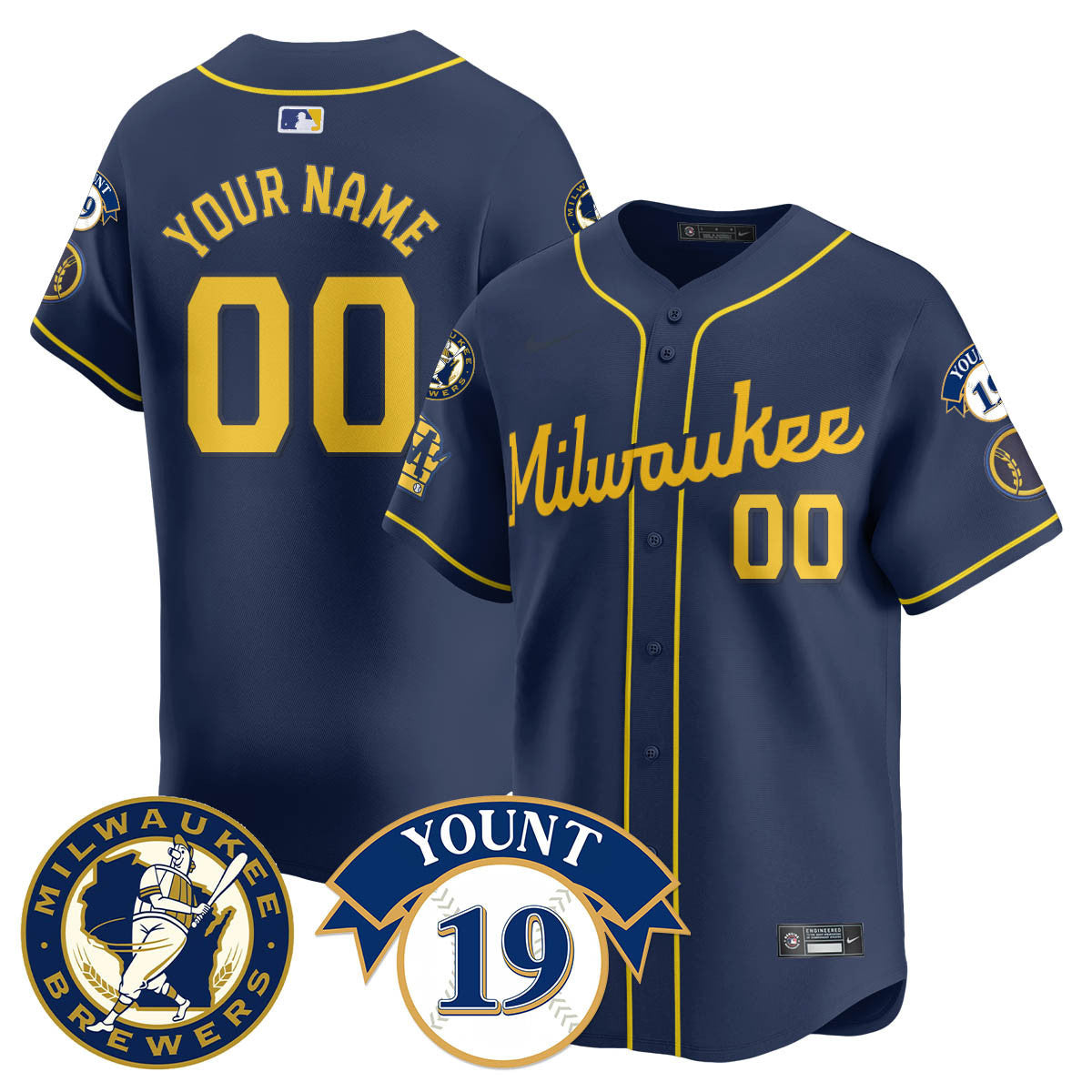 MB 2025 Limited Jersey - Robin Yount Patch - Stitched