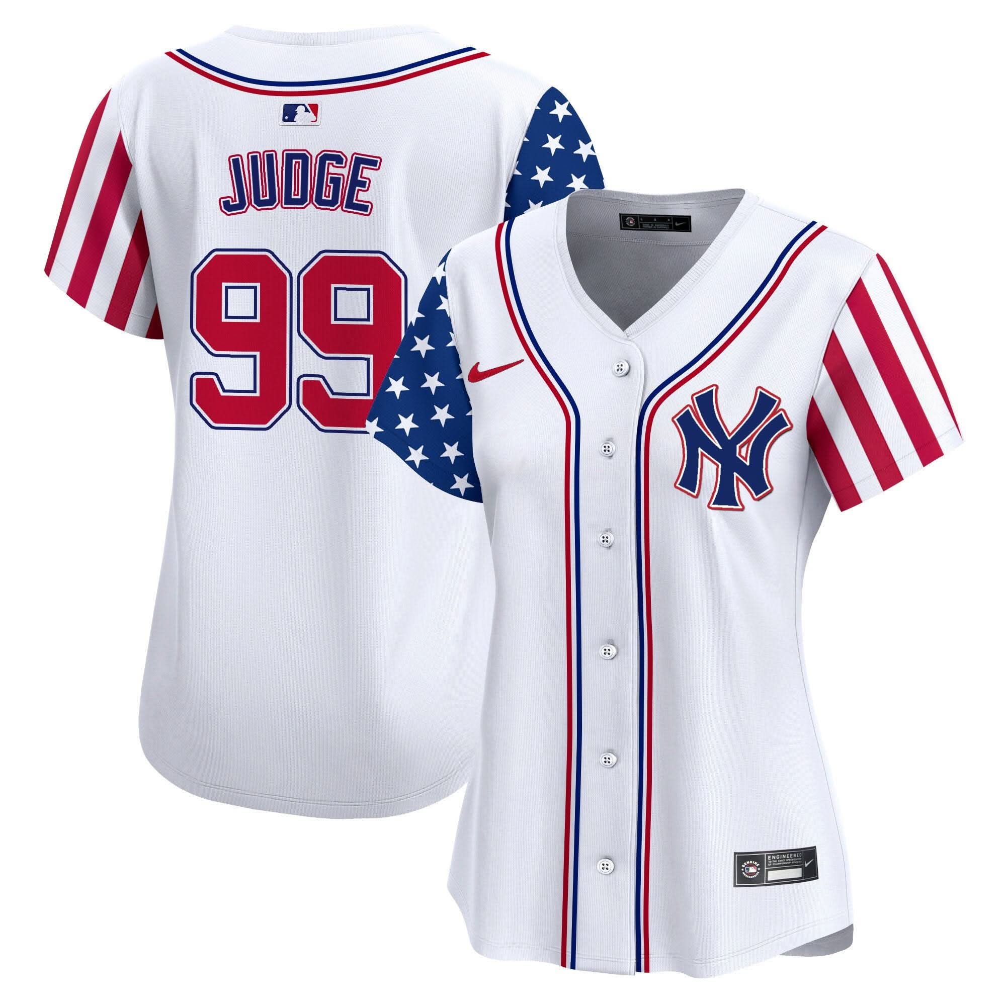 Women's NYY 2024 Independence Day Vapor Premier Limited Jersey - Stitched