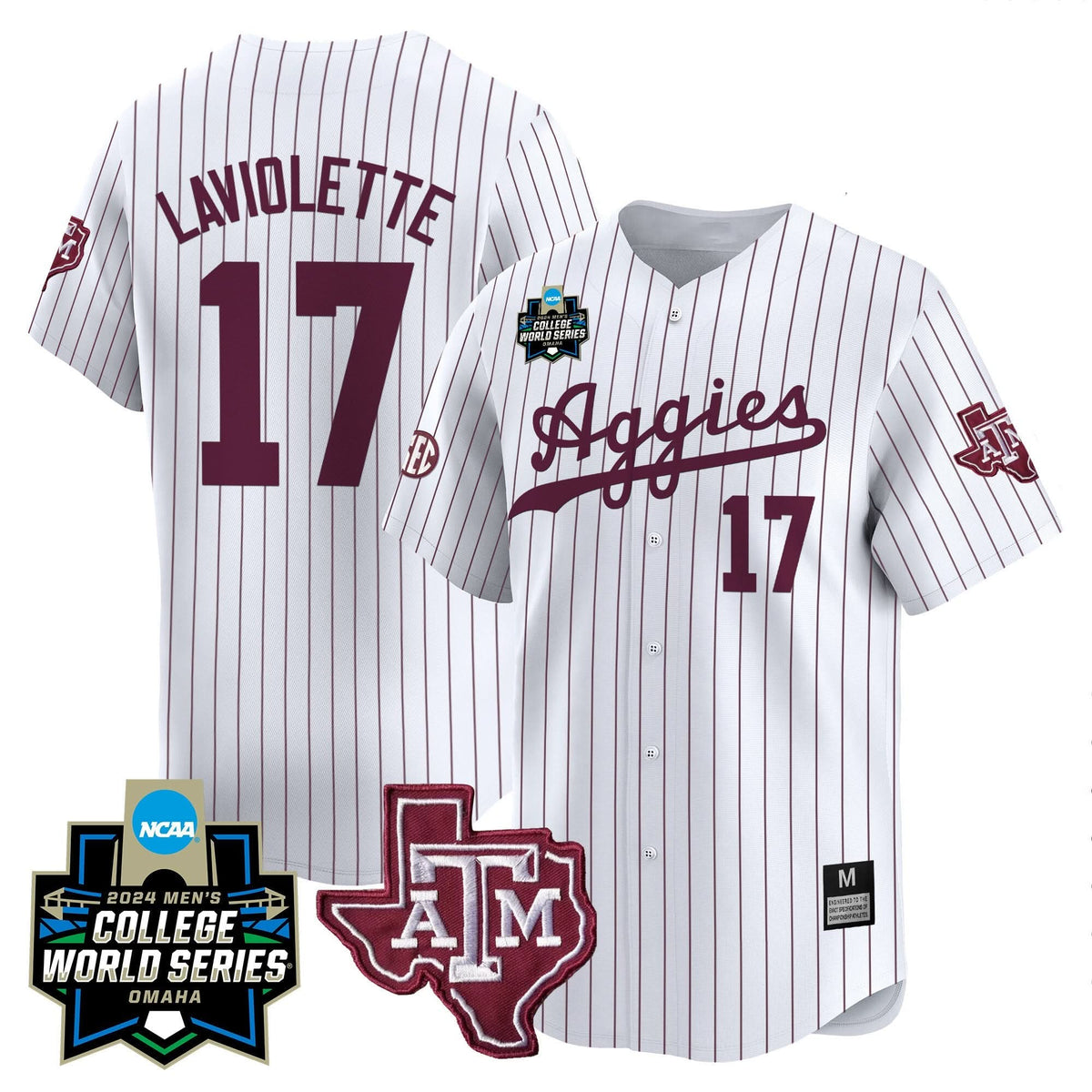 Aggies 2024 College World Series Vapor Premier Limited Jersey