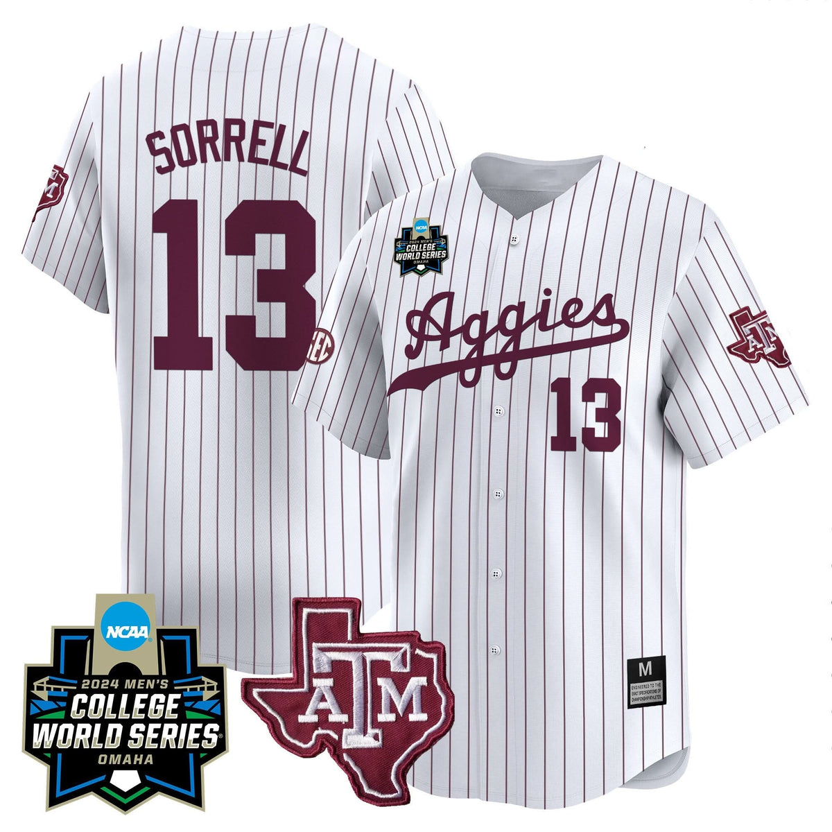 Aggies 2024 College World Series Vapor Premier Limited Jersey