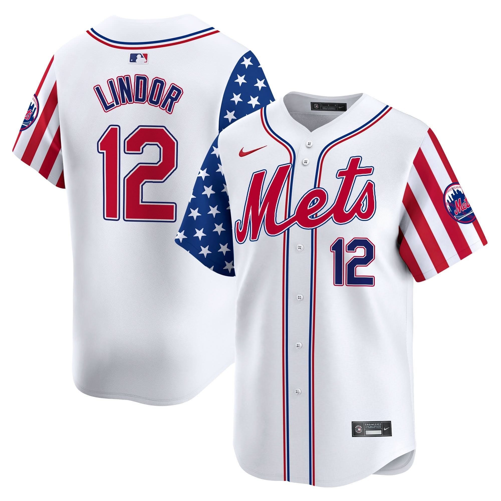 NYM 2024 Independence Day Vapor Premier Limited Jersey - Stitched